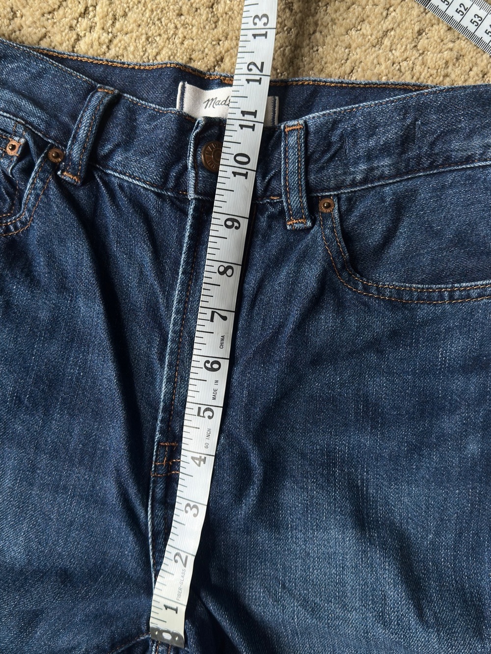 Madewell Perfect Vintage Wide Leg Jean in Airy Denim - Picture 6 of 7
